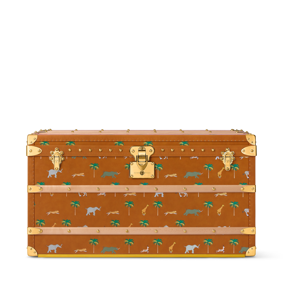 LV x Darjeeling Limited Courrier Lozine 90 Other Leathers - Trunks